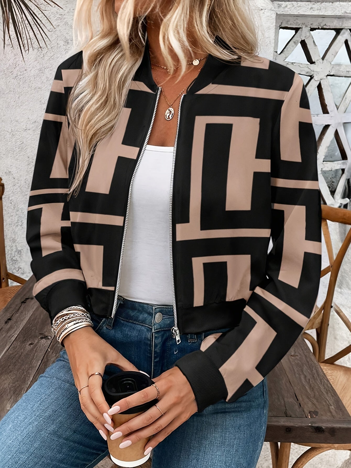 Blouson Bomber Léger pour Femme