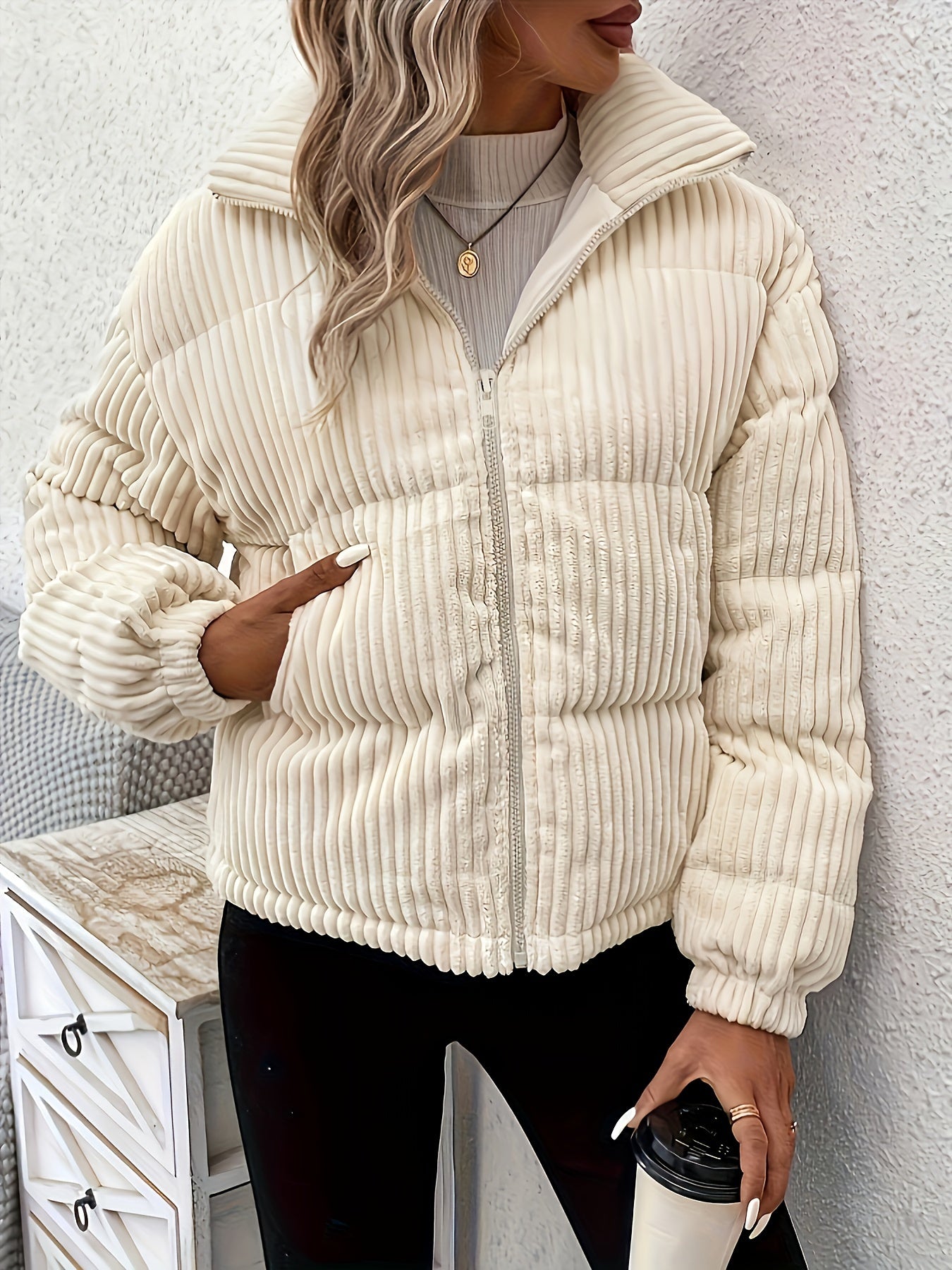Pantoufle d'hiver à manches longues pour femmes