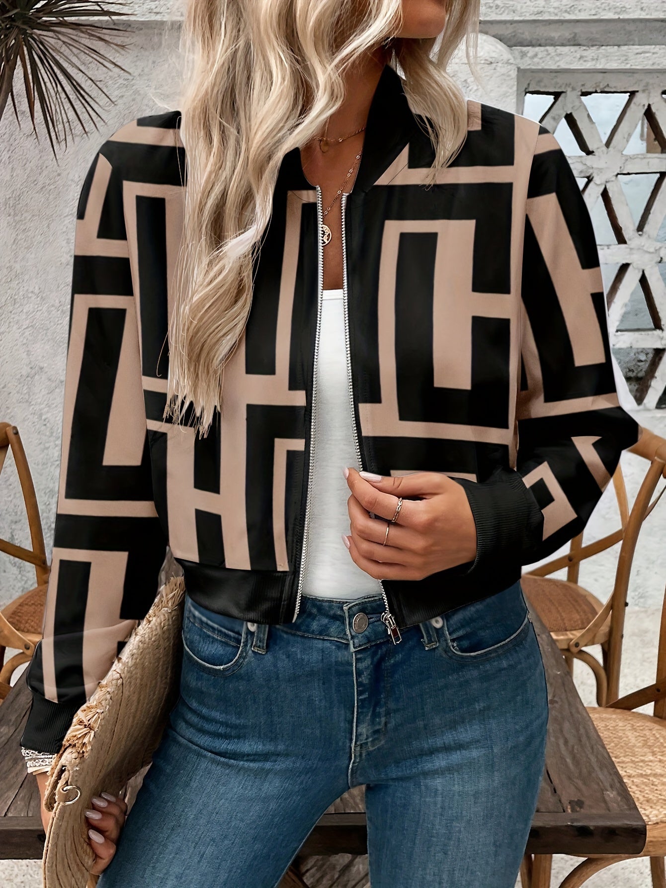 Blouson Bomber Léger pour Femme