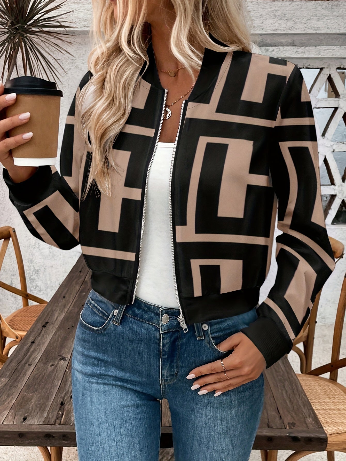 Blouson Bomber Léger pour Femme